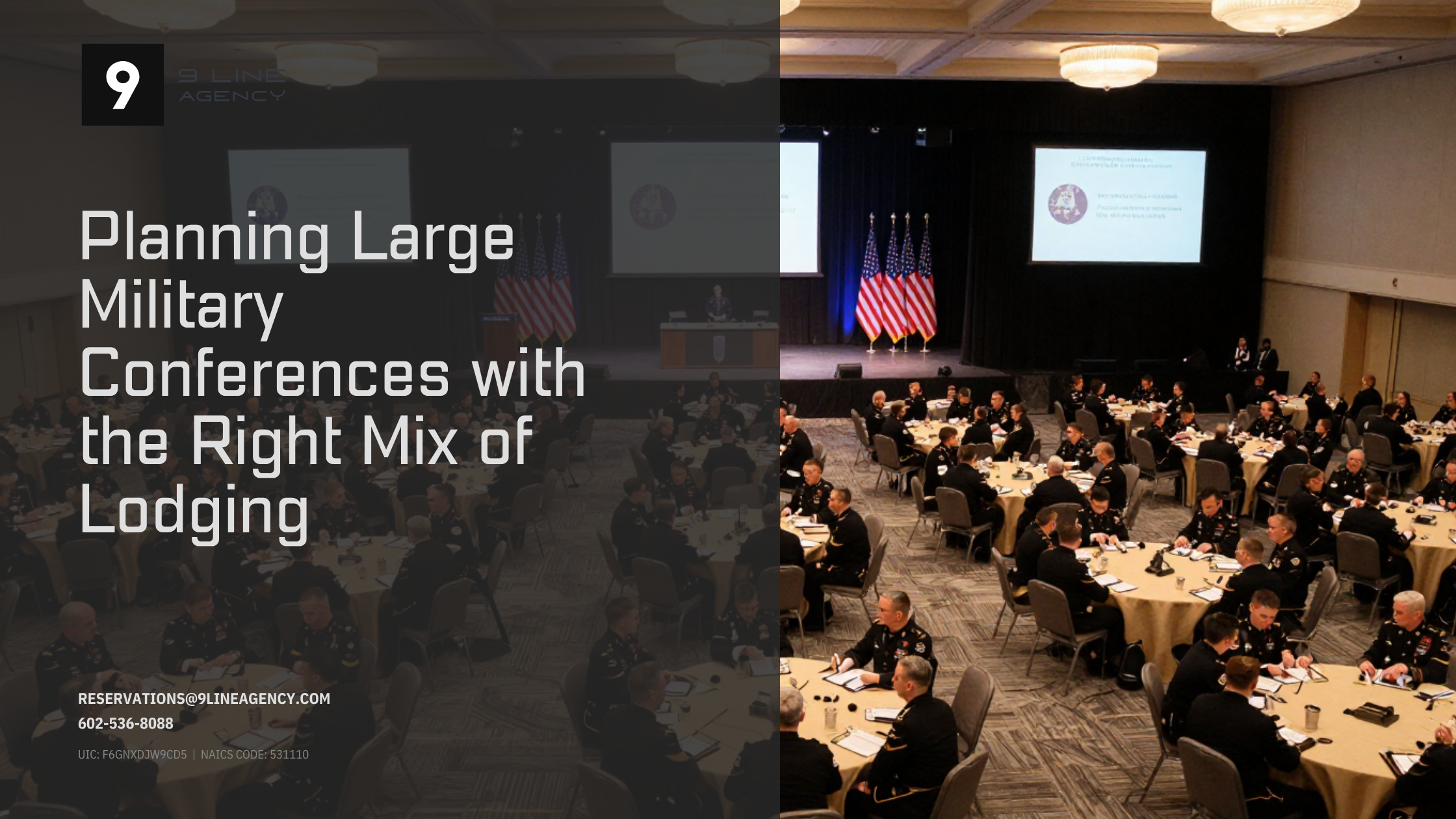 Planning Large Military Conferences with the Right Mix of Lodging