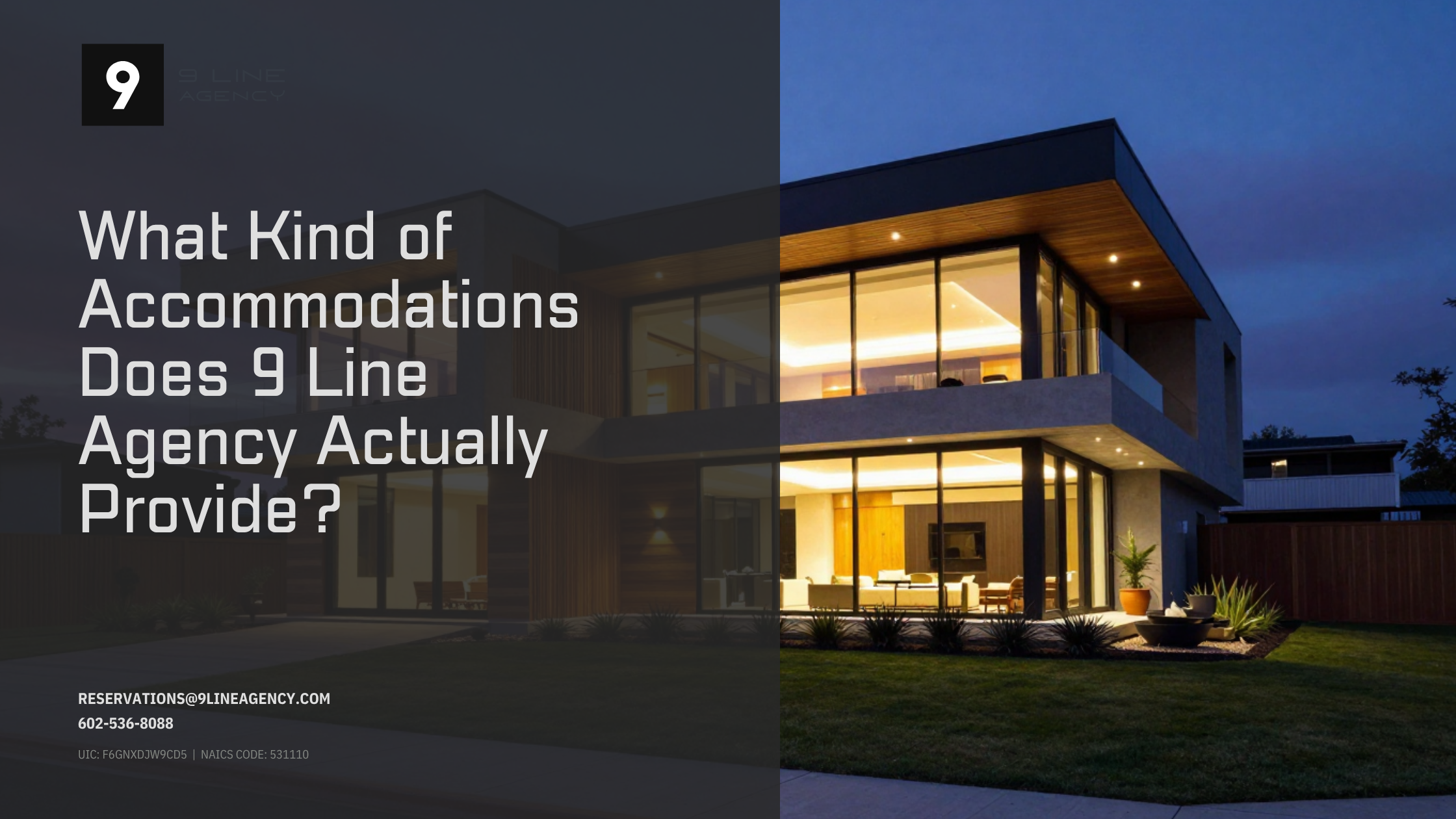 What Kind of Accommodations Does 9Line Agency Actually Provide?