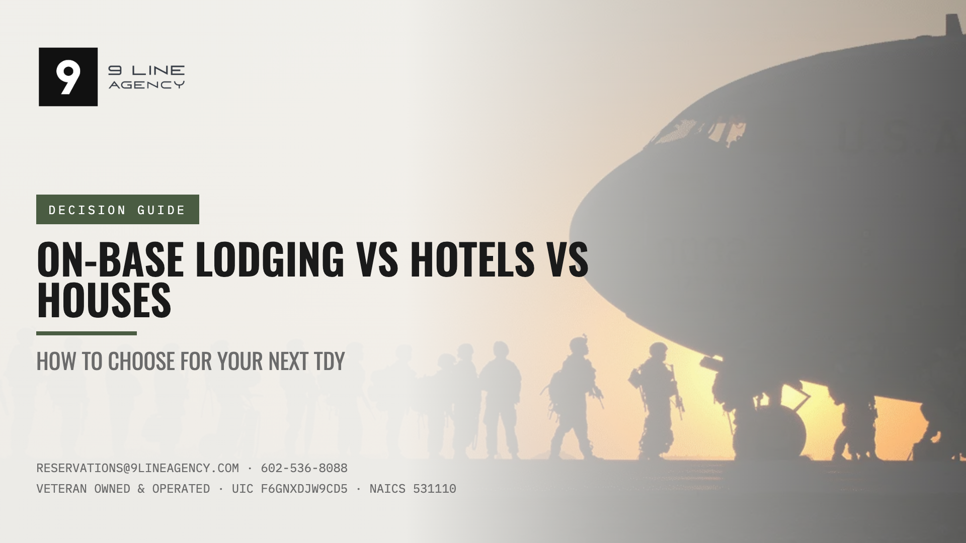 On-Base Lodging vs Hotels vs Houses: How to Choose for Your Next TDY