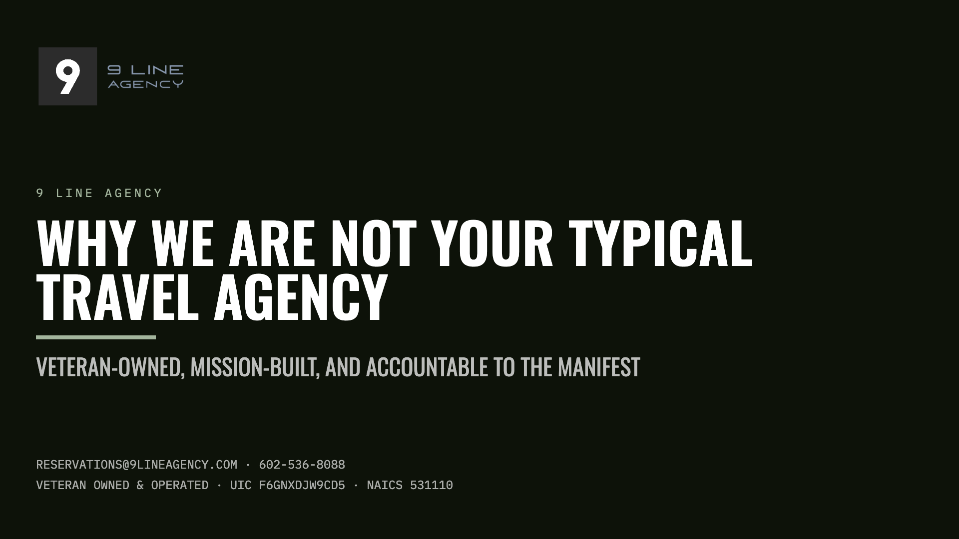 9Line Agency: Why We Are Not Your Typical Travel Agency