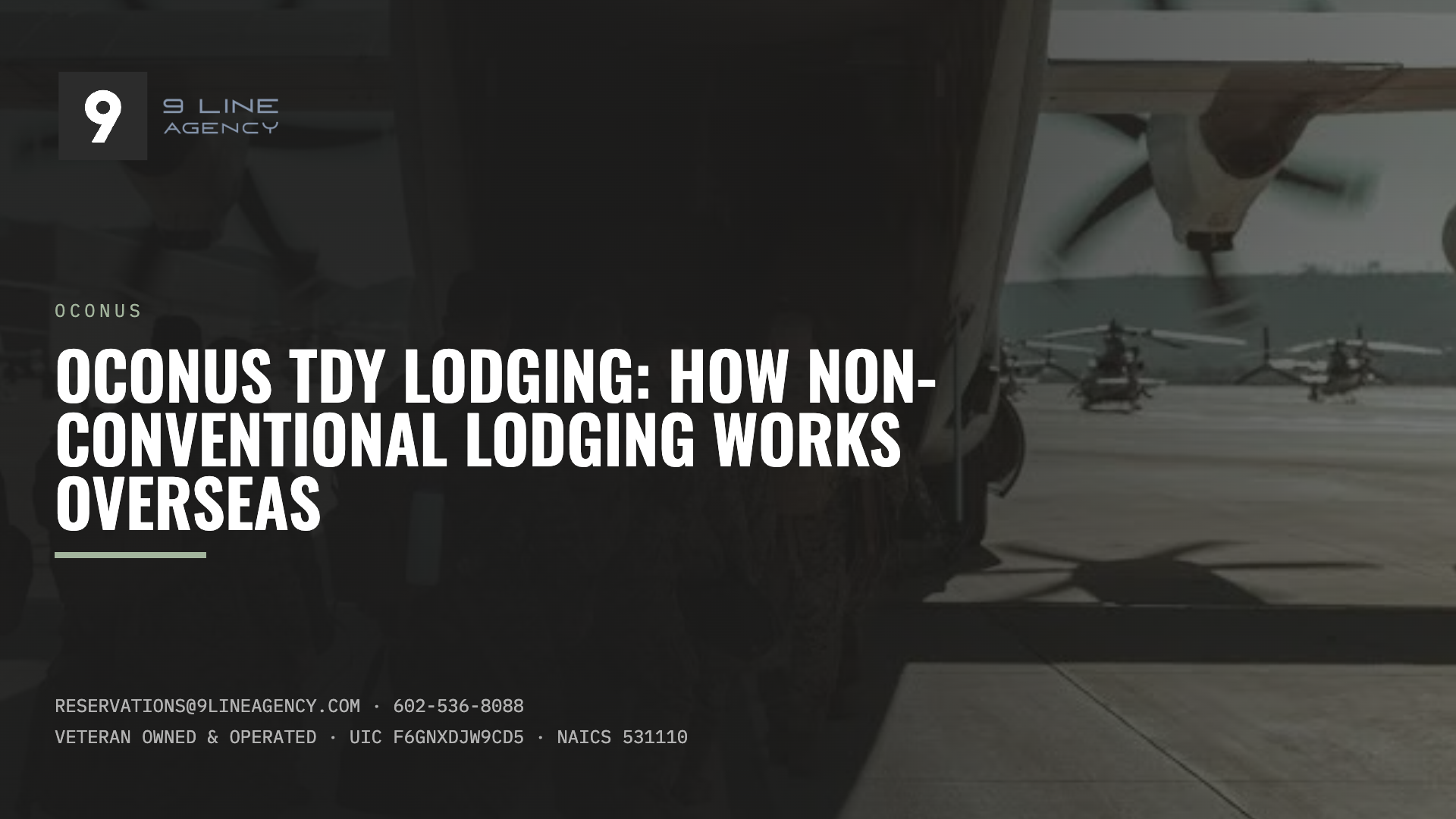 OCONUS TDY Lodging: How Non-Conventional Lodging Works Overseas