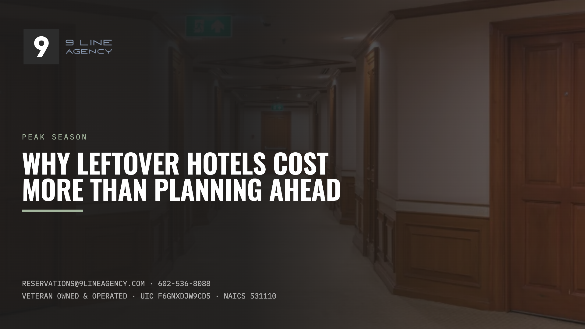 Peak Season TDY Planning: Why Leftover Hotels Cost More Than Planning Ahead